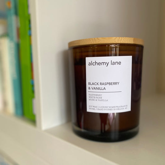 Black Raspberry & Vanilla - Soy Wax Candle - 350ml
