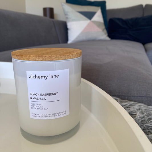 Black Raspberry & Vanilla - Soy Wax Candle - 350ml